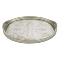 Manta Silver Oval Tray 18" x 12"